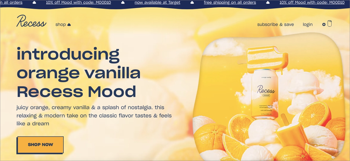 great product landing page design