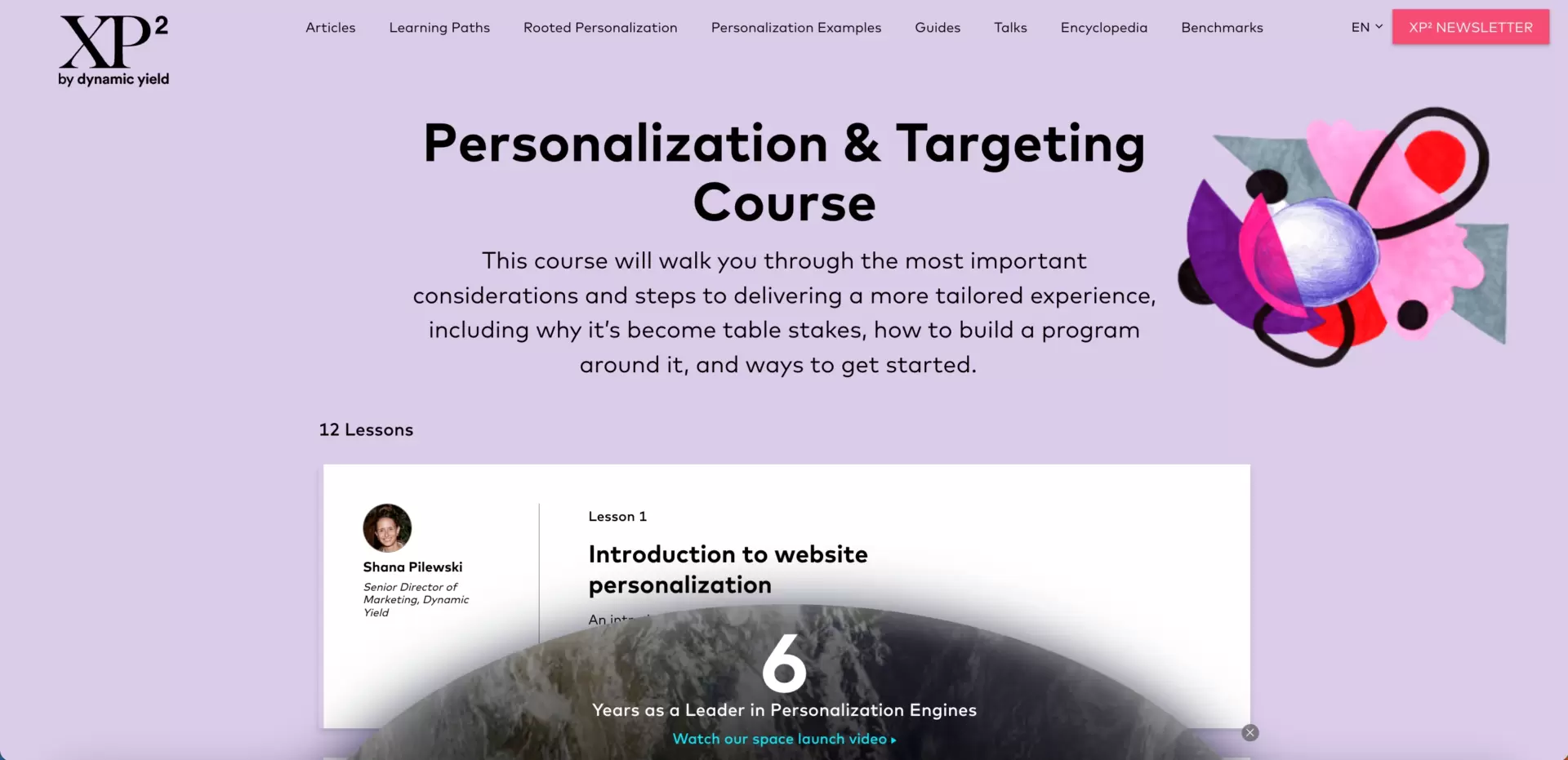 conversion optimization via personalization and targeting course