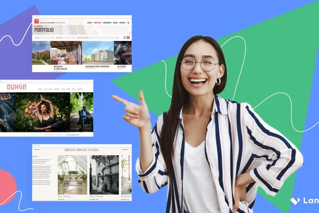 portfolio landing page cover