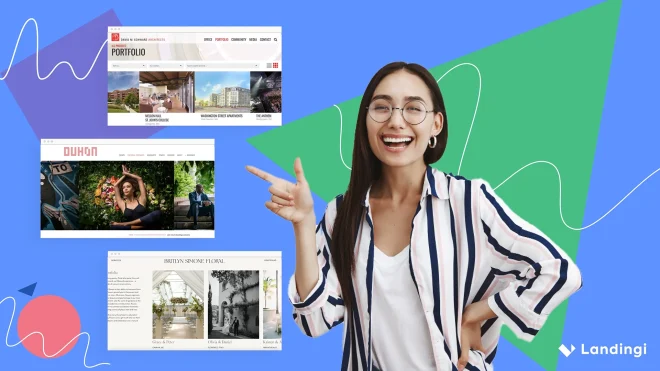 portfolio landing page cover