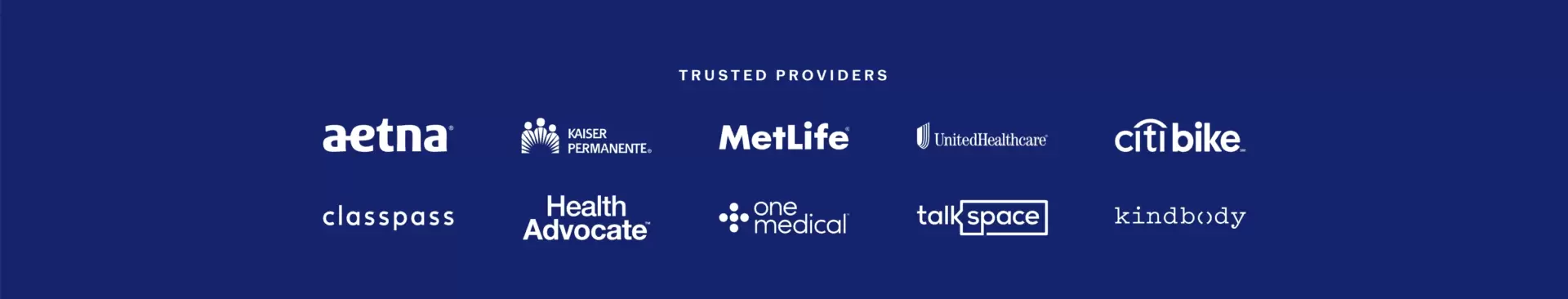 seção de logotipos no opt in landing page