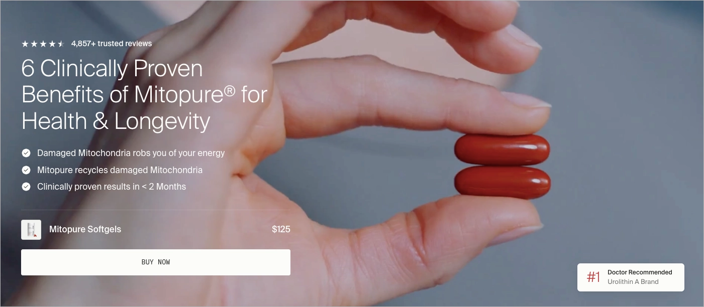 beauté landing page exemple