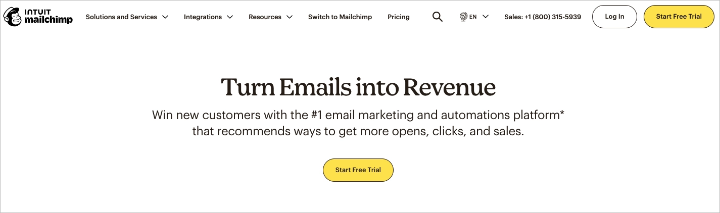 click-through landing page example