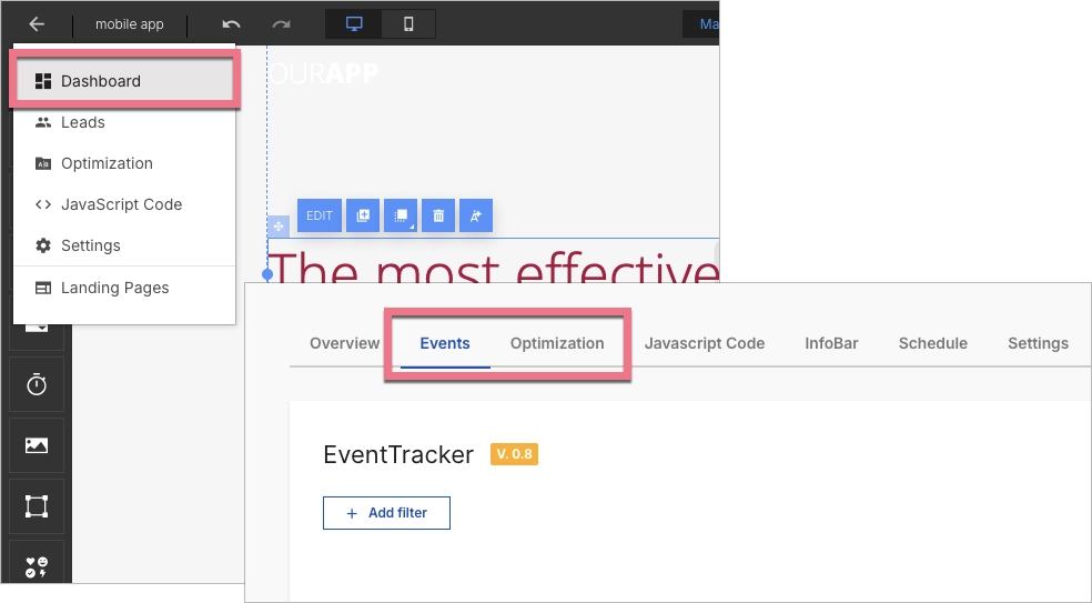 Análises e testes A/B na plataforma Landingi