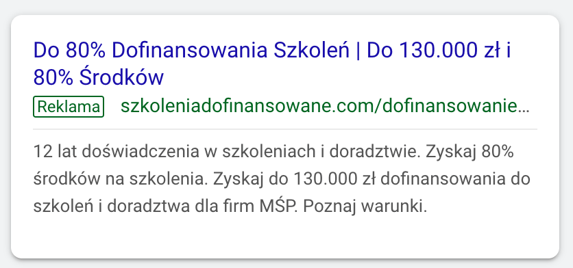 najskuteczniejsza reklama tekstowa w kampanii