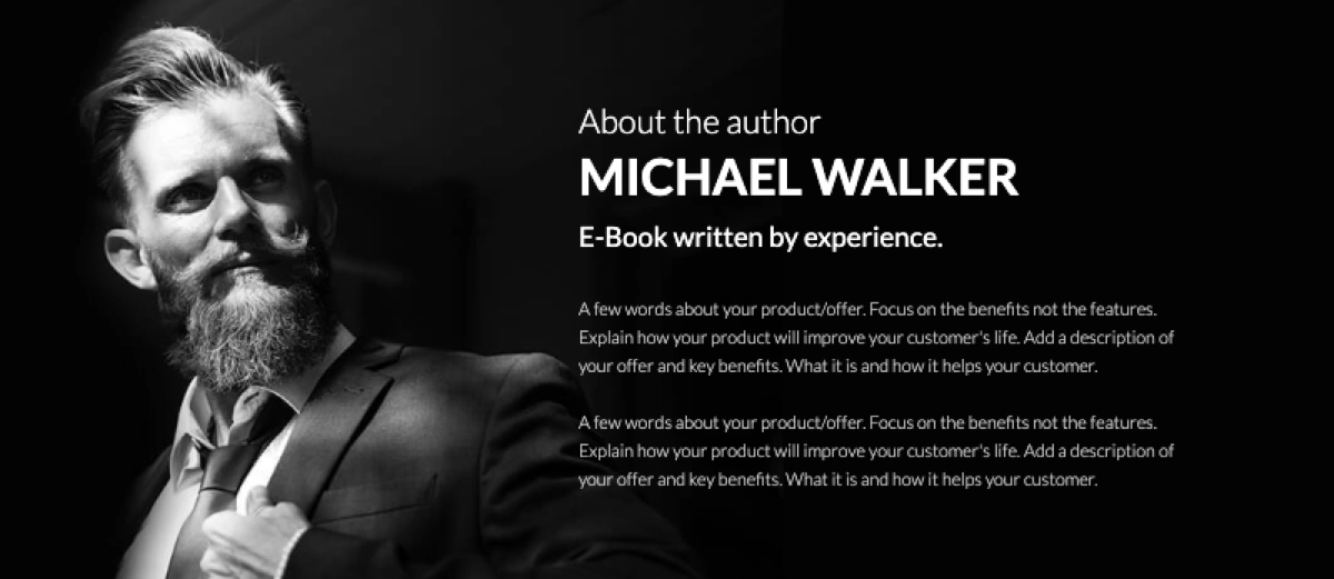 best template for landing page