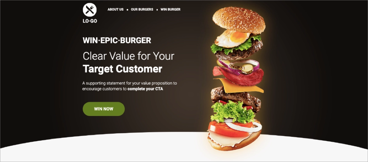 landing page template