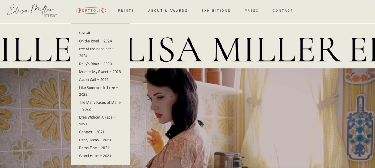 portfolio website example