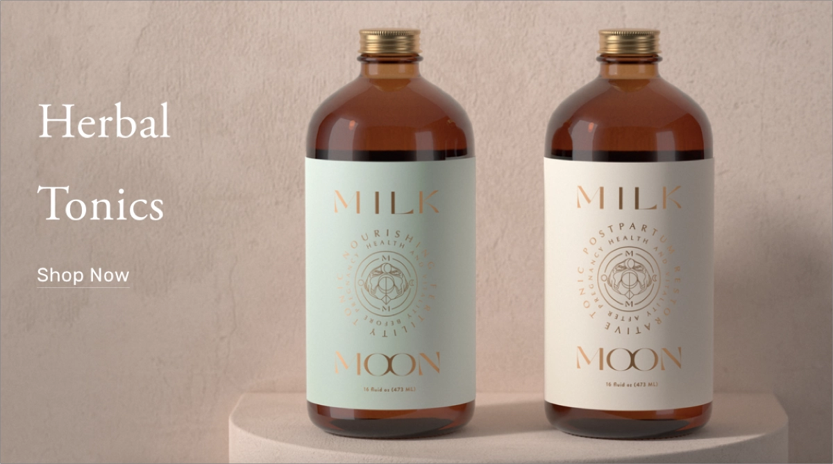 Landing page exemple pour les cosmétiques : La lune de lait