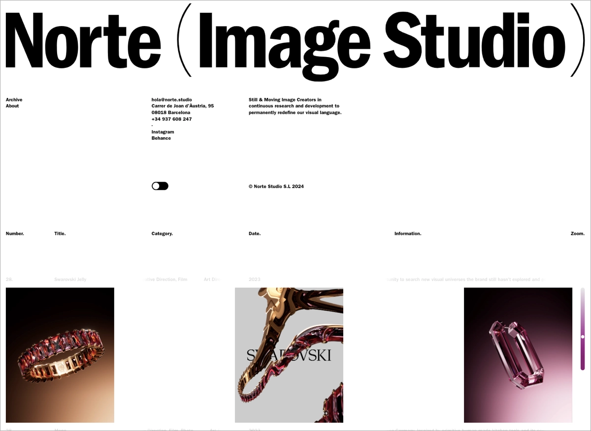 photography landing page examples