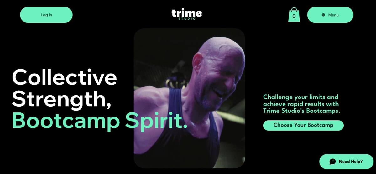 fitness landing page examples