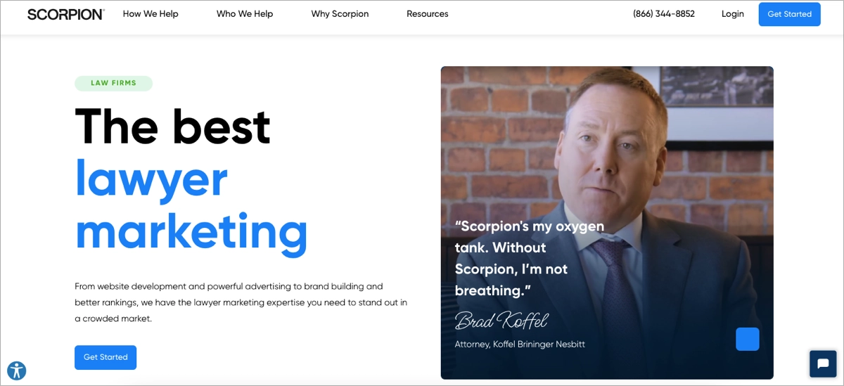 testimonial video landing page examples