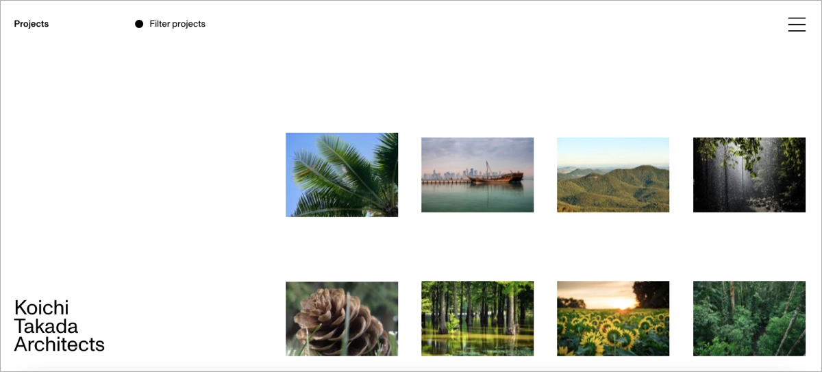 great portfolio landing page example