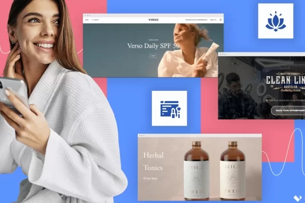 landing page beauty