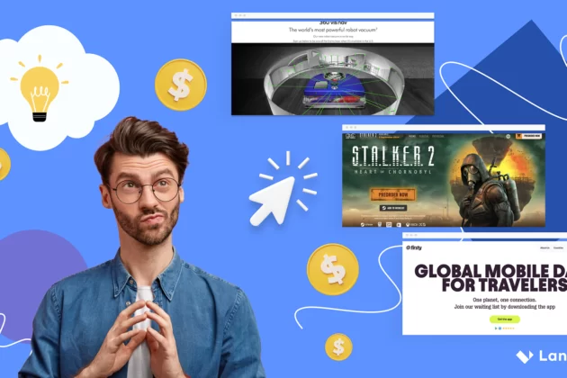 kickstarter landing pages