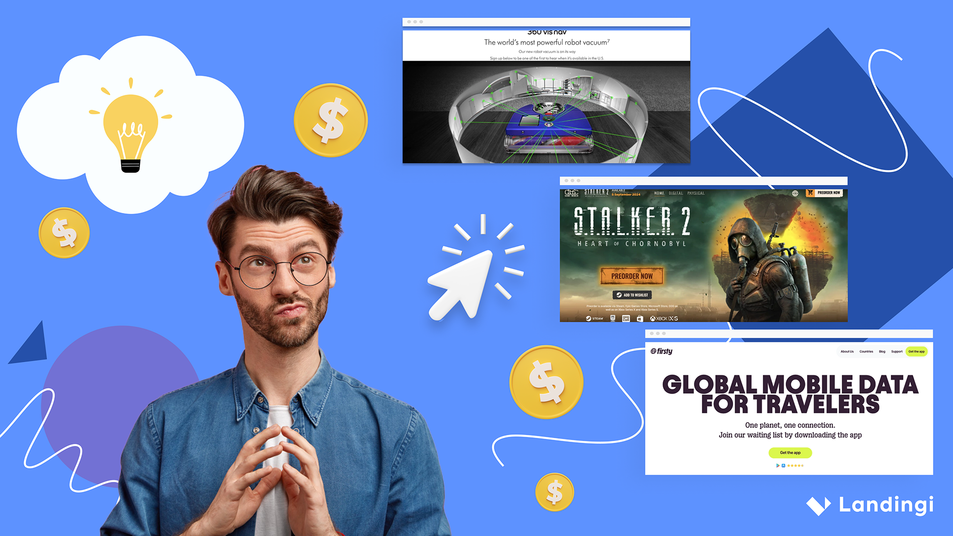 kickstarter landing pages