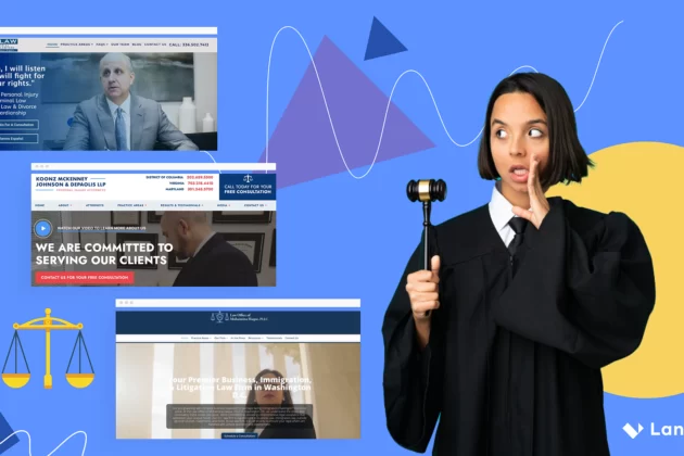 law firm landing pages