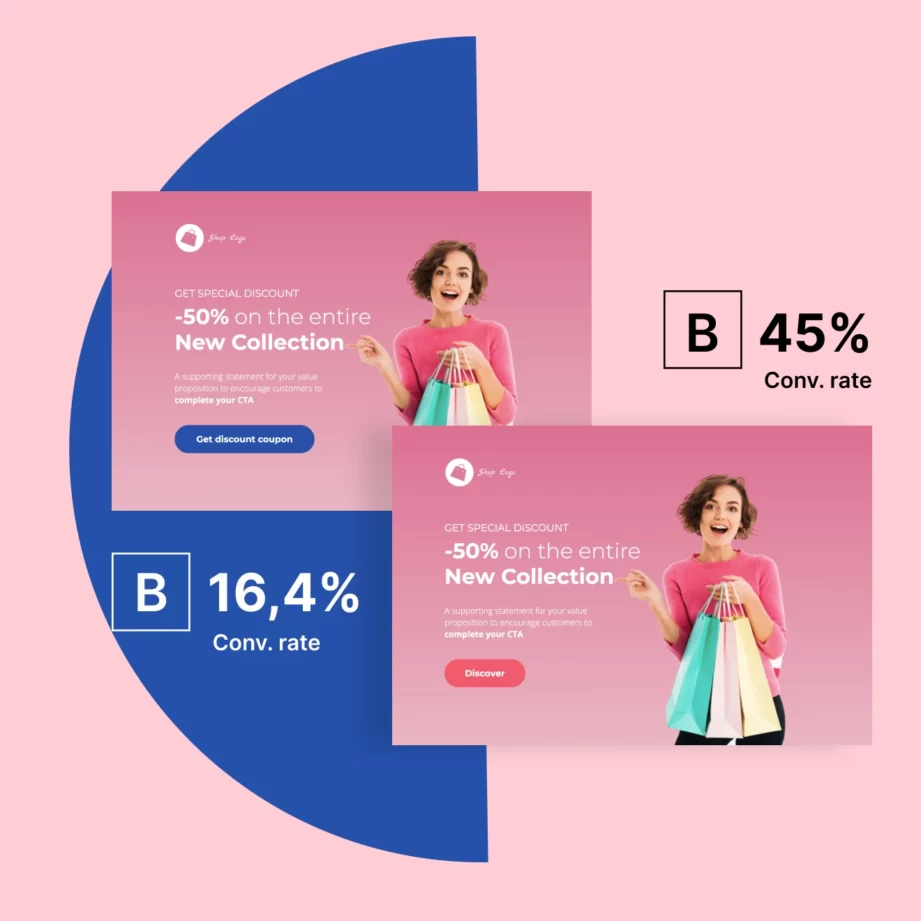 AB testing in Landingi