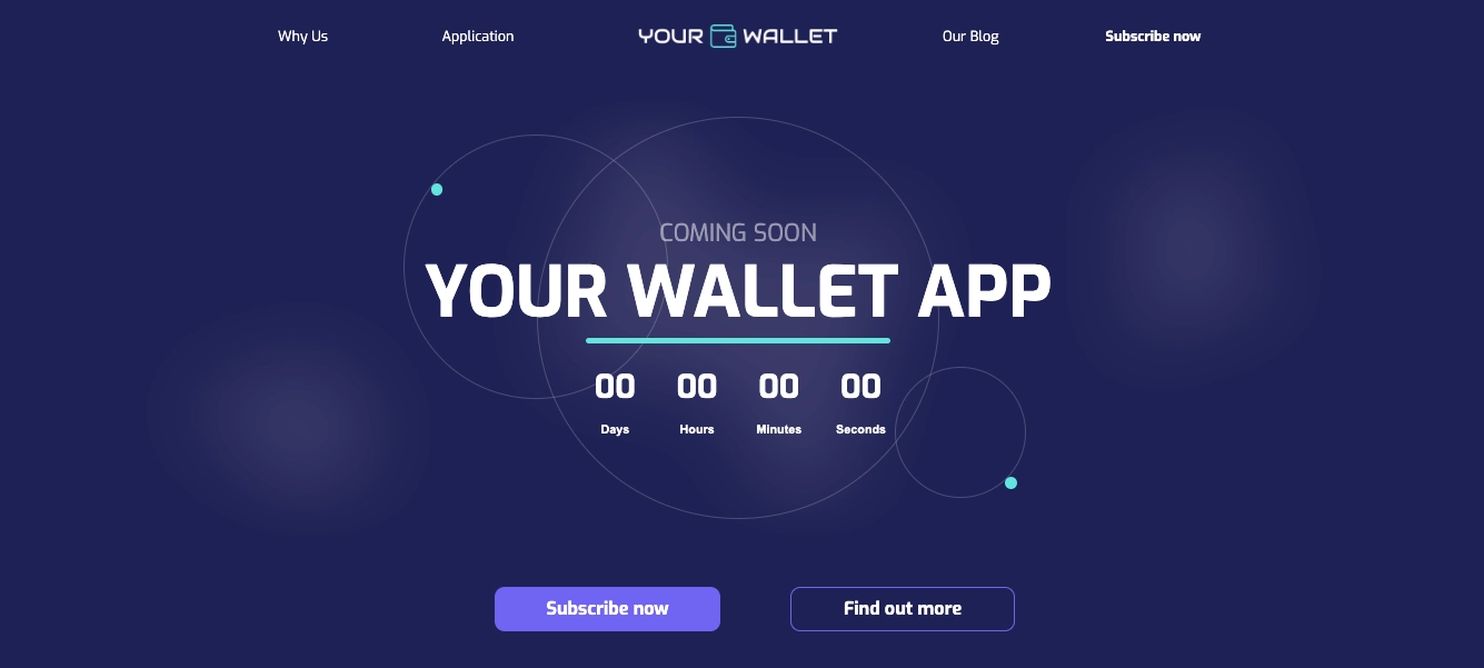 coming soon landing page template