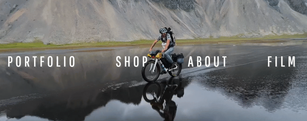 background video landing page