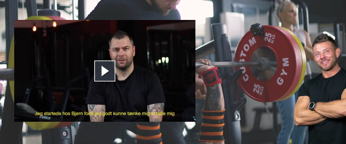 eye-catching visuals on fitness landing pages