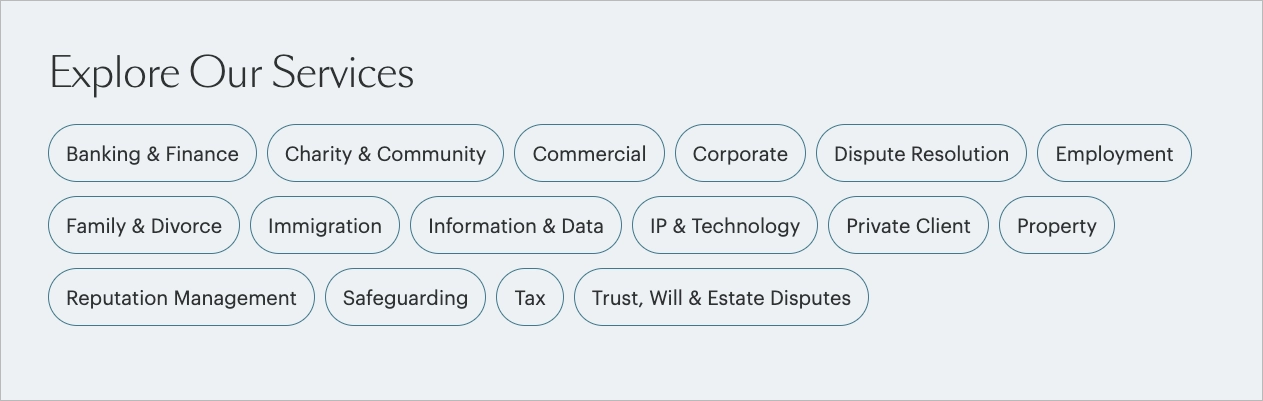 law firm landing page