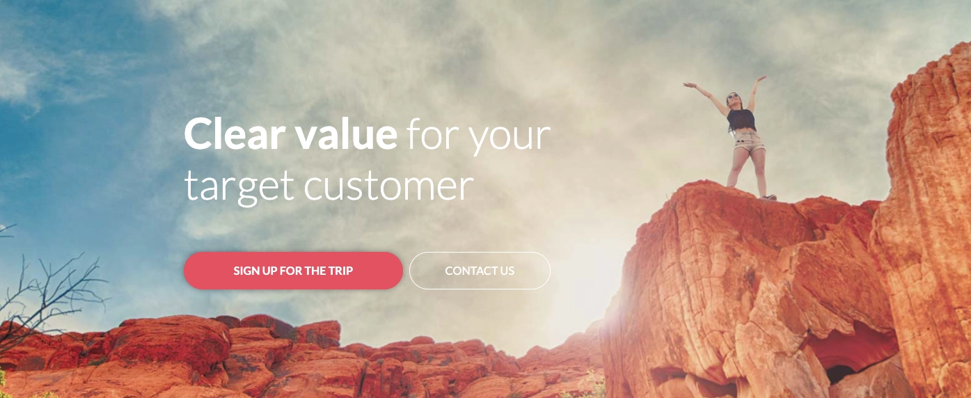 fitness landing page template