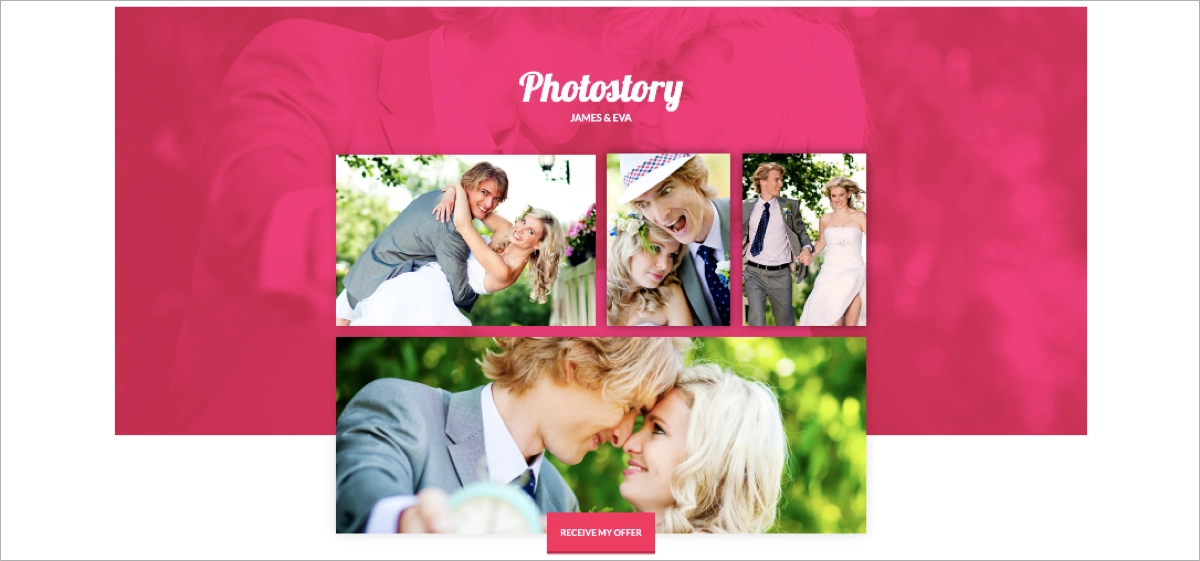 portfolio landing page template