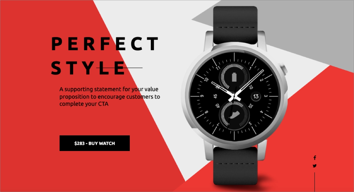 página de destino bem-sucedida para campanha no kickstarter