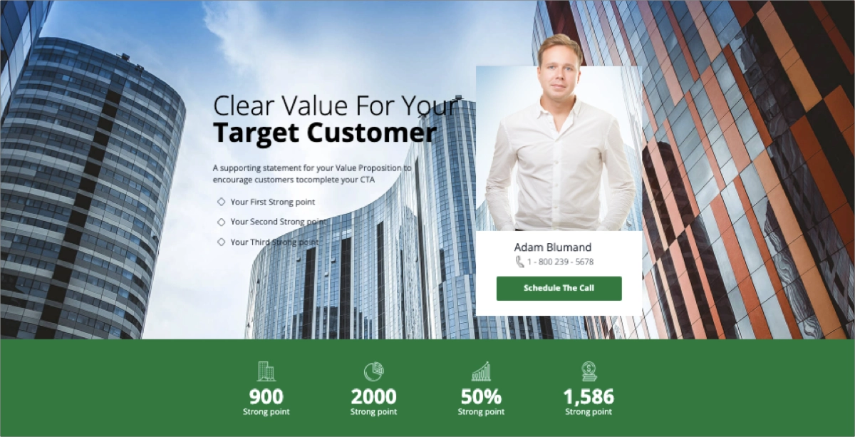 attorney landing page template