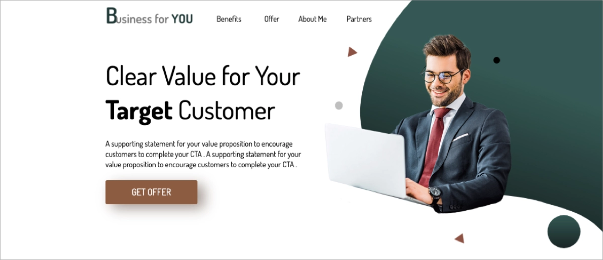 video landing page templates