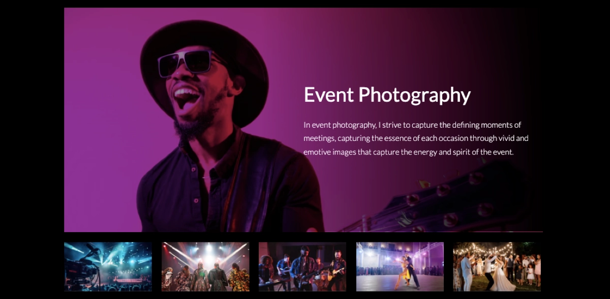 potfolio template landing page