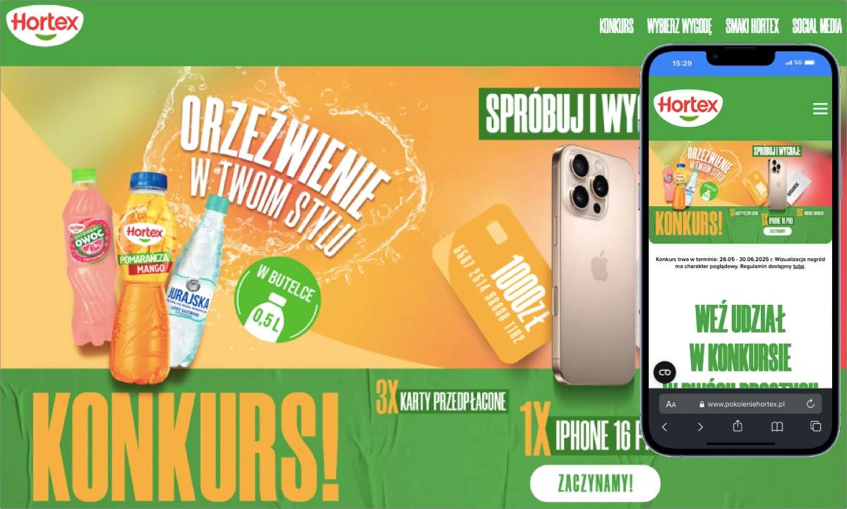 Exemplo de facebook landing page - promoção de concurso