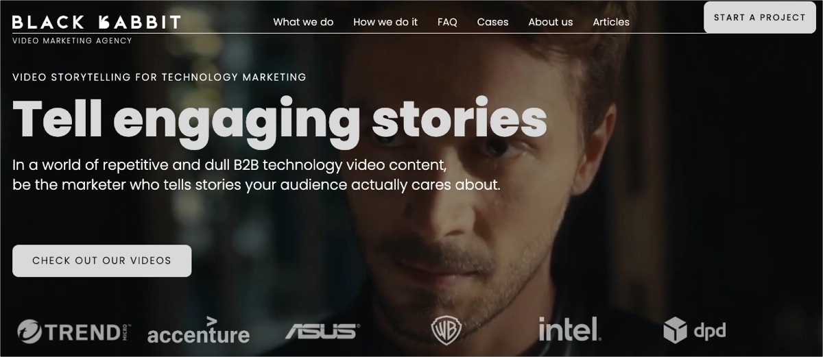 Beispiel für eine ansprechende Landing Page Headline