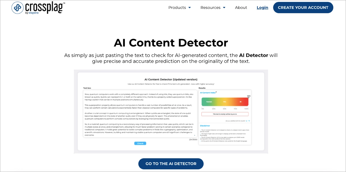 free ai content detector