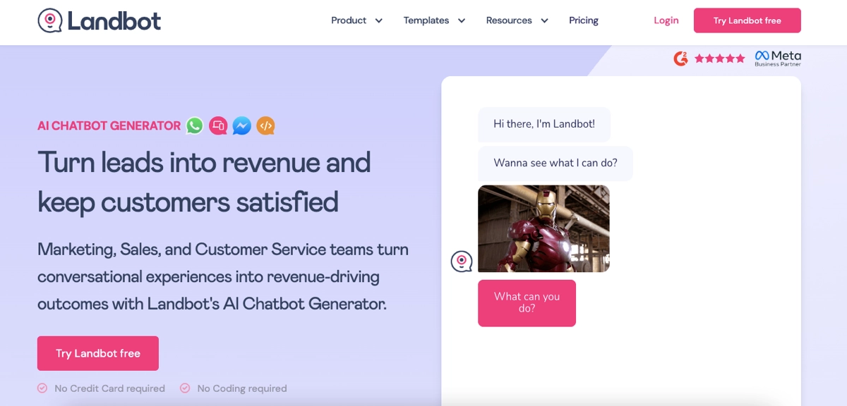 lead gen landing page example
