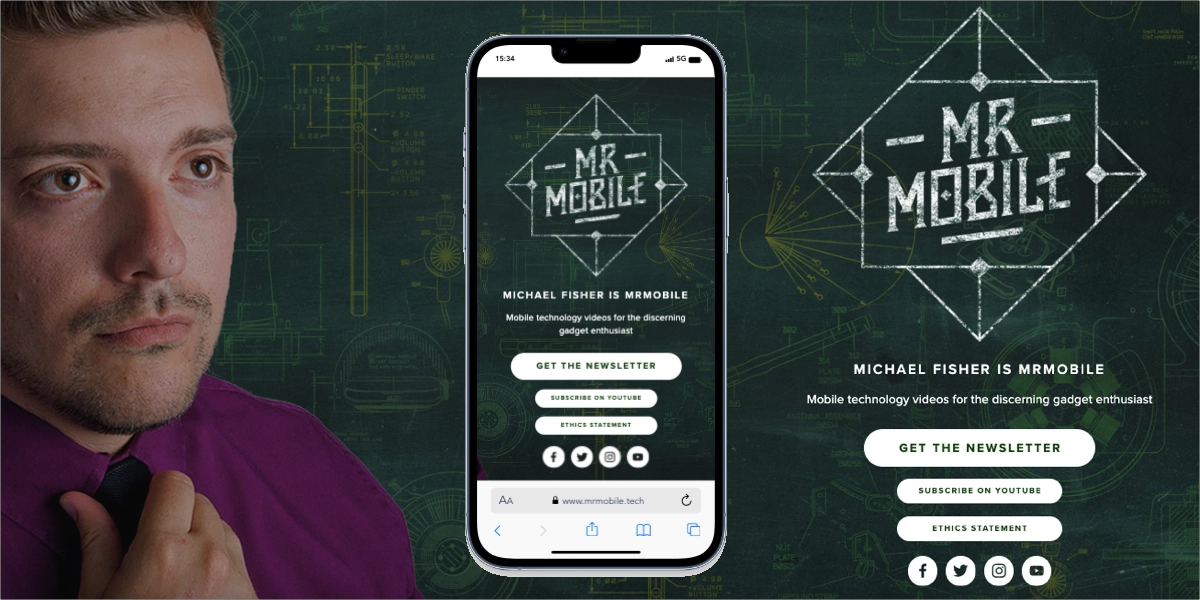 Beispiel für eine mobile responsive Landing Page