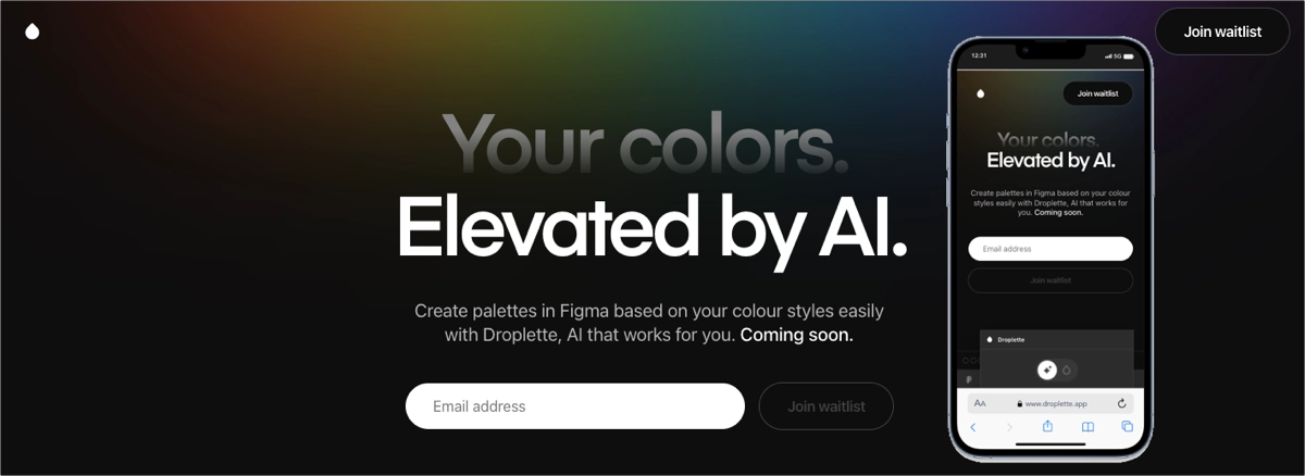 mobile landing page design