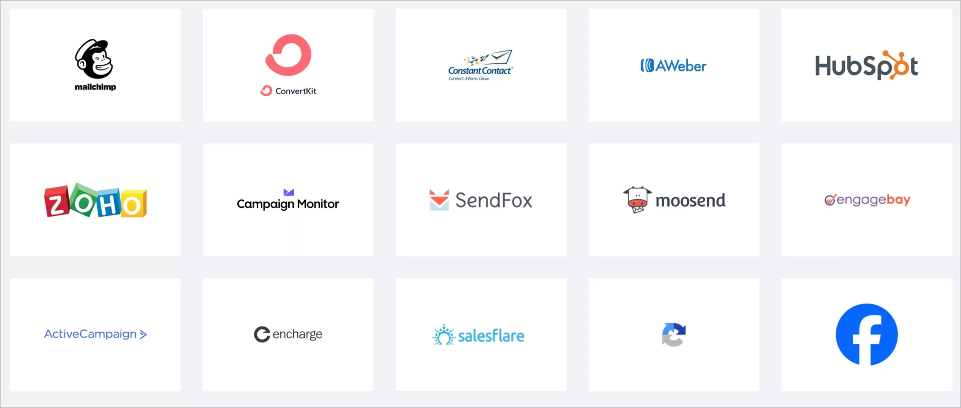 integração com várias ferramentas no Swipe Pages