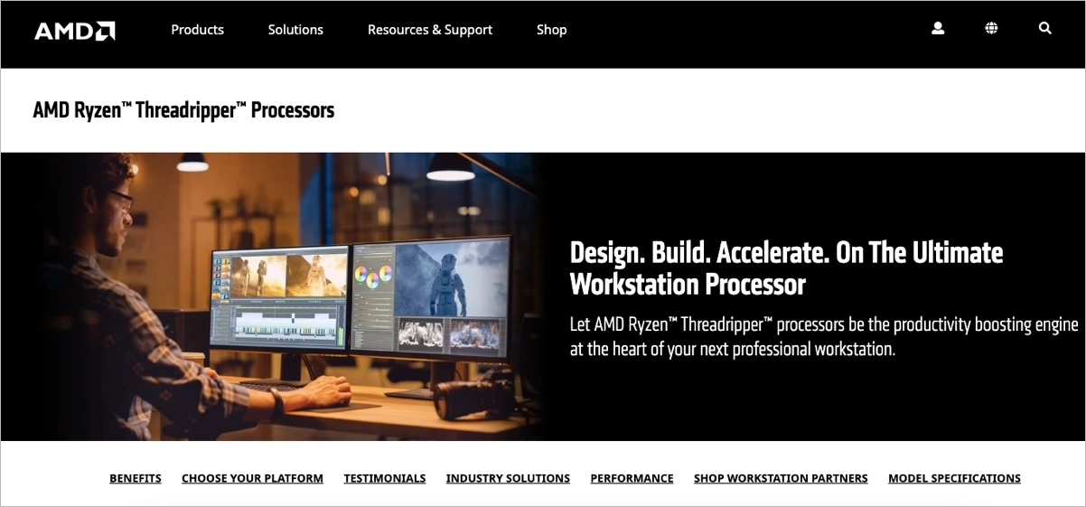 tech landing page examples