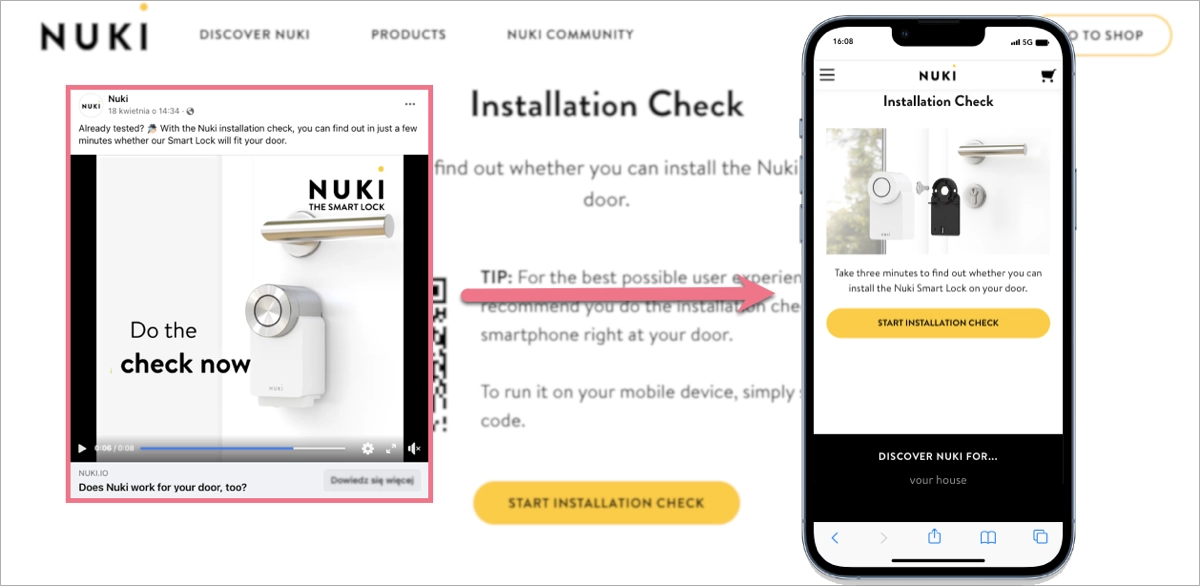 facebook landing page anúncio no facebook