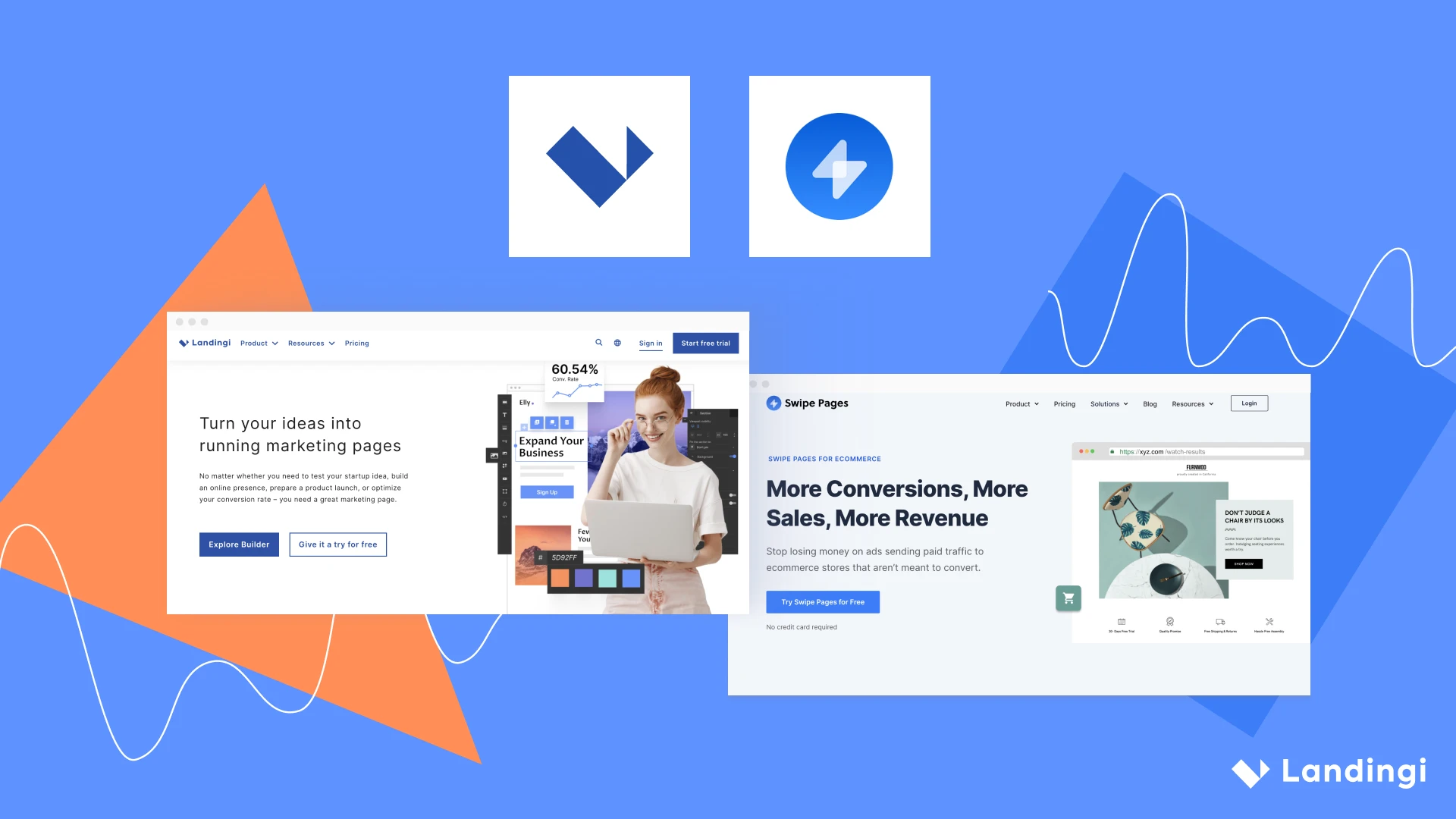 Landingi vs Swipe Pages comparison and review