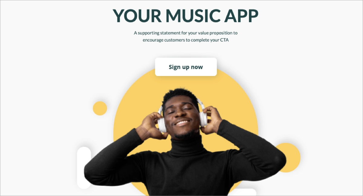 modelo de páginas de produtos, aplicativo landing page