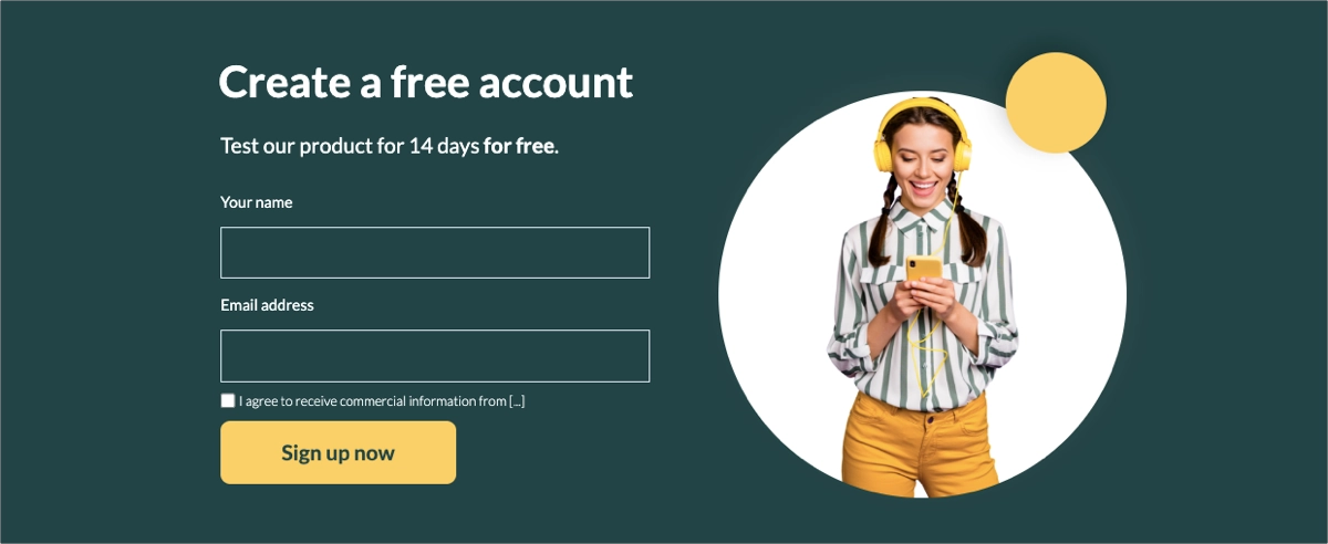 lead generation forms template