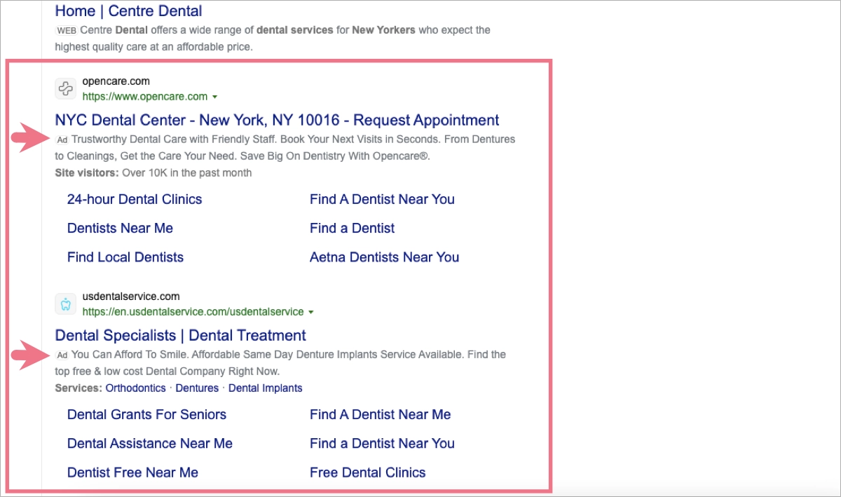 search engine marketing on Bing