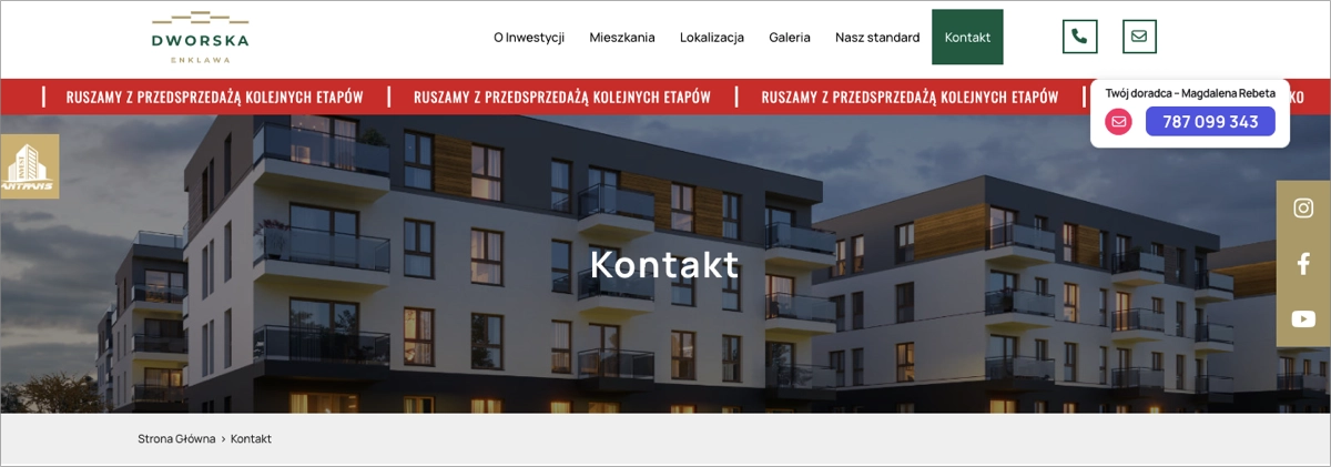 página de destino do anúncio gráfico