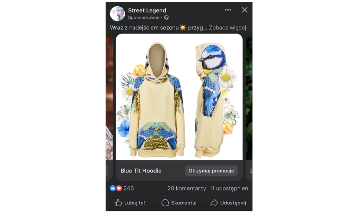 facebook advertising options