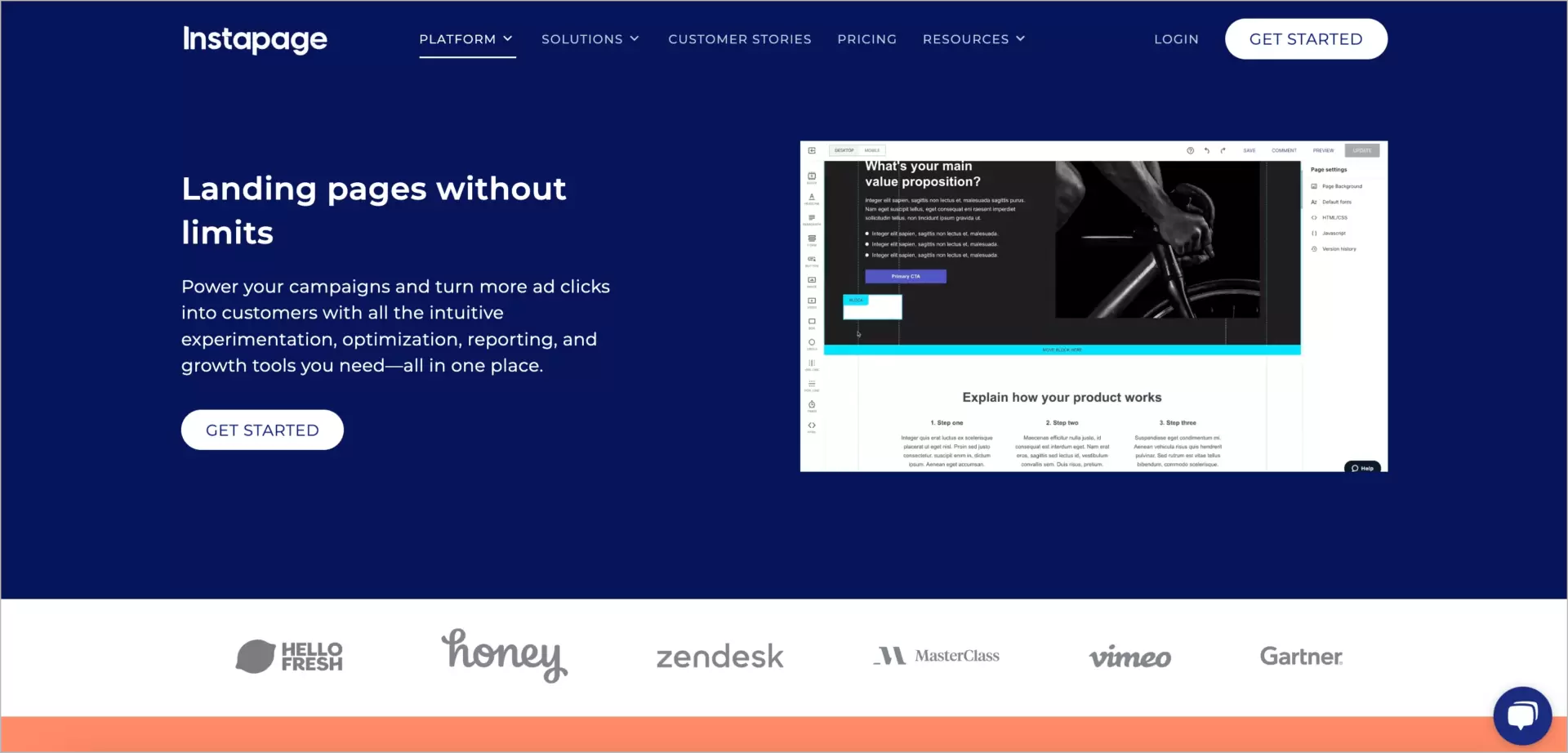 instapage plateforme idéale pour créer des landing pages illimités