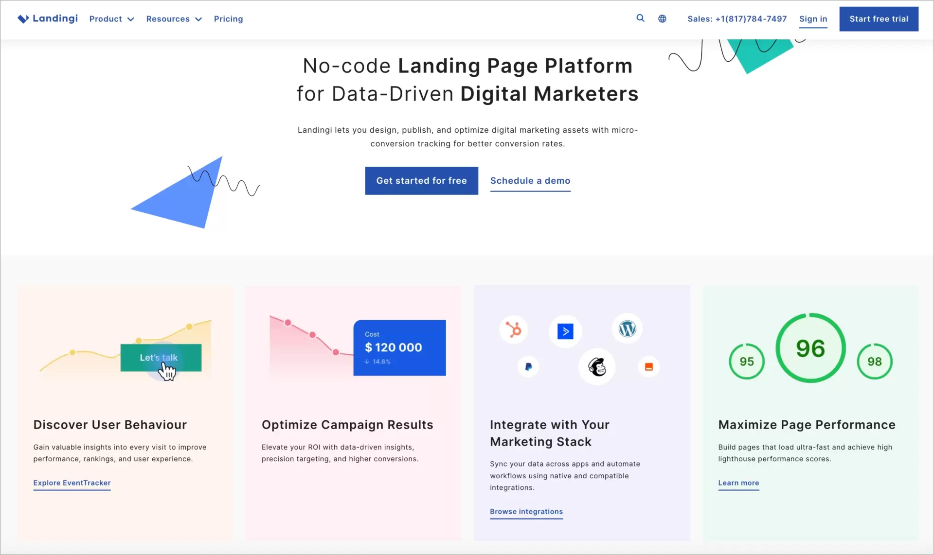 drag and drop landing page builder by Landingi as top 1 among best Unbounce alternatives