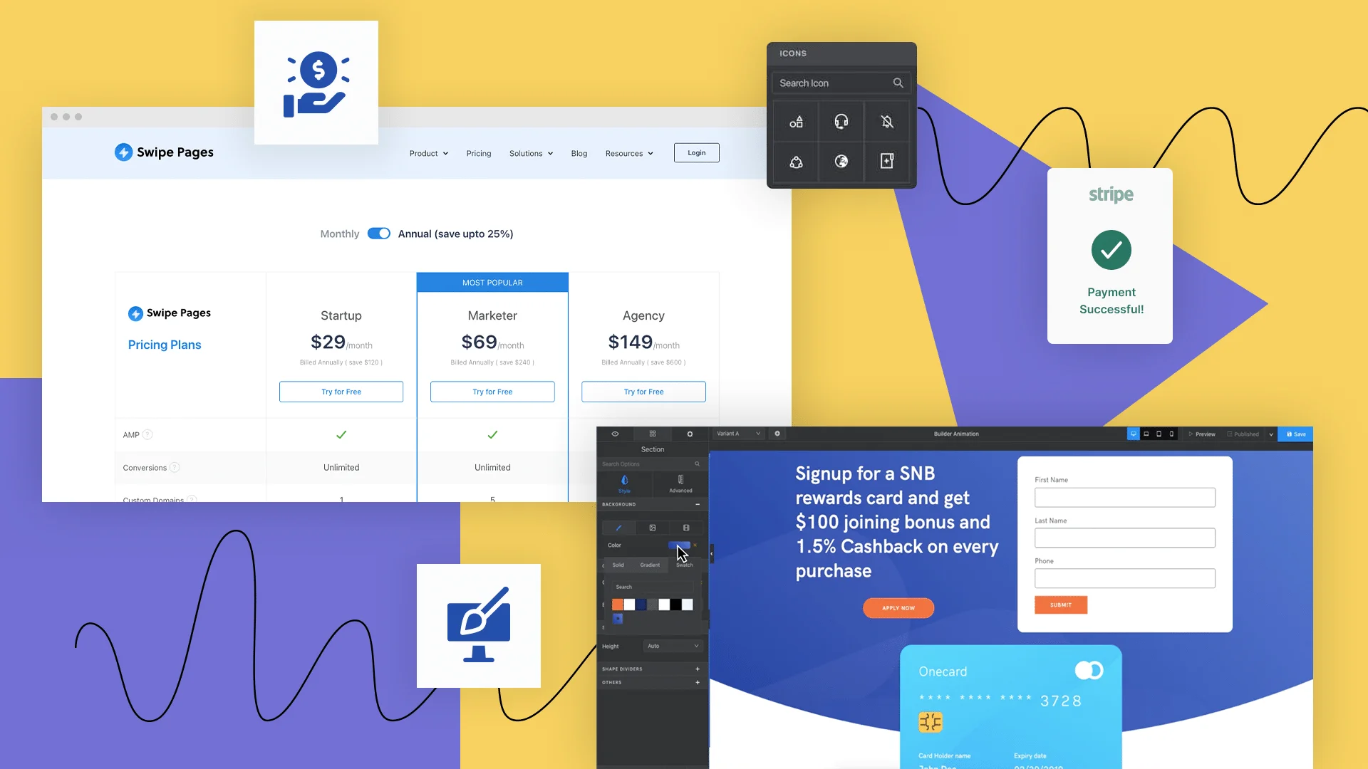 Swipe Pages pricing and costs